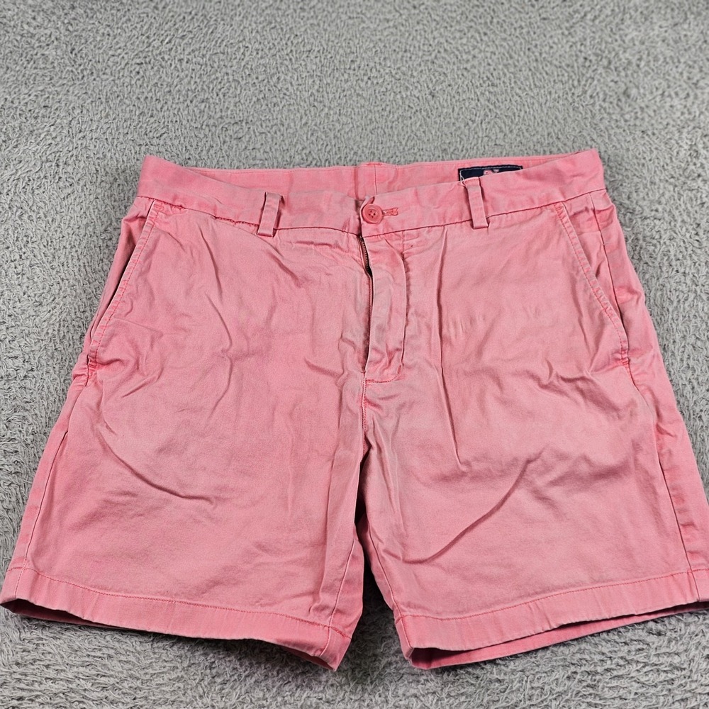 Vineyard Vines Shorts Mens 33 Chino Classic Fit Spandex Casual Summer Golf